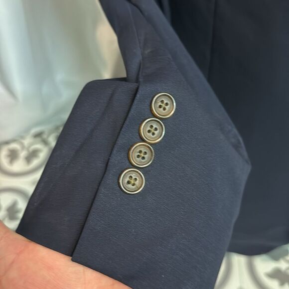 Brooks Brothers Two-Button Explorer Fitzgerald Navy 42L C39 - Picture 6 of 13